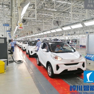 电动车组装流水线