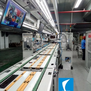 液晶电视组装流水线